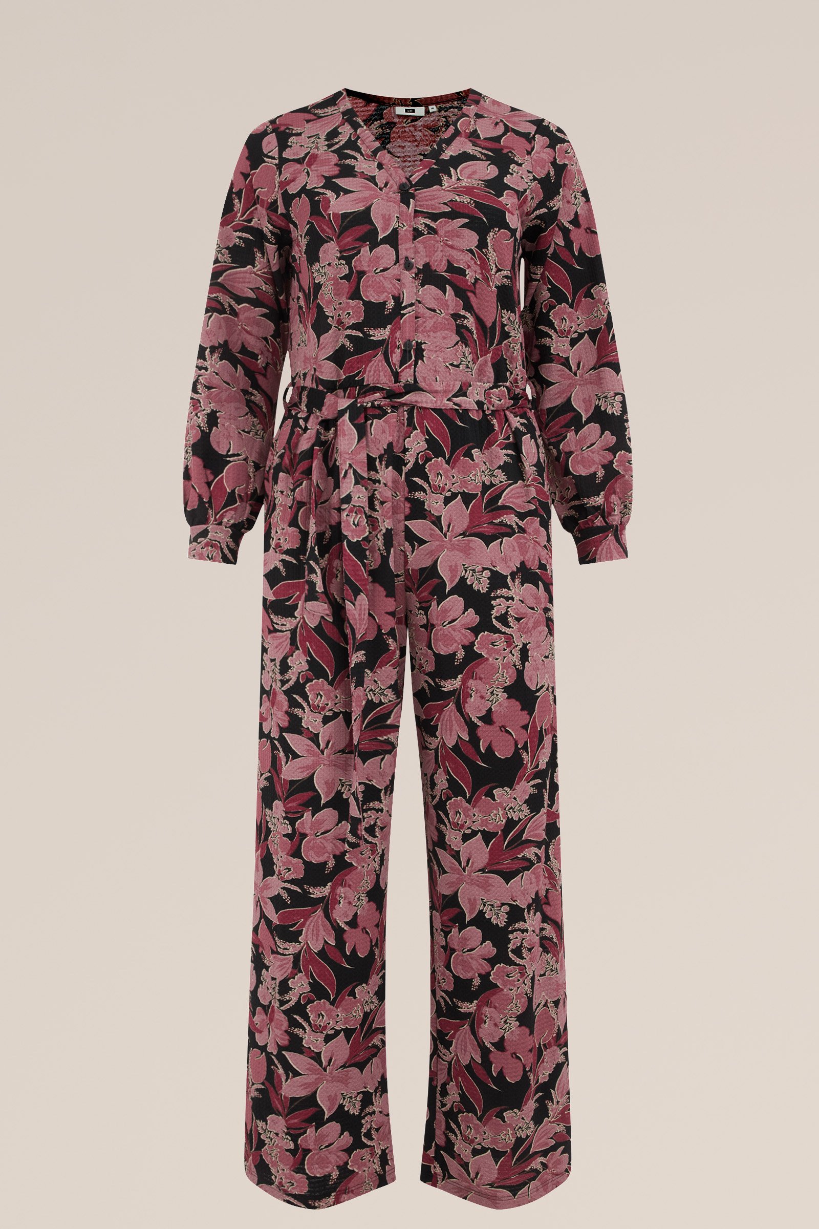 jumpsuit met dessin WE Fashion Roze