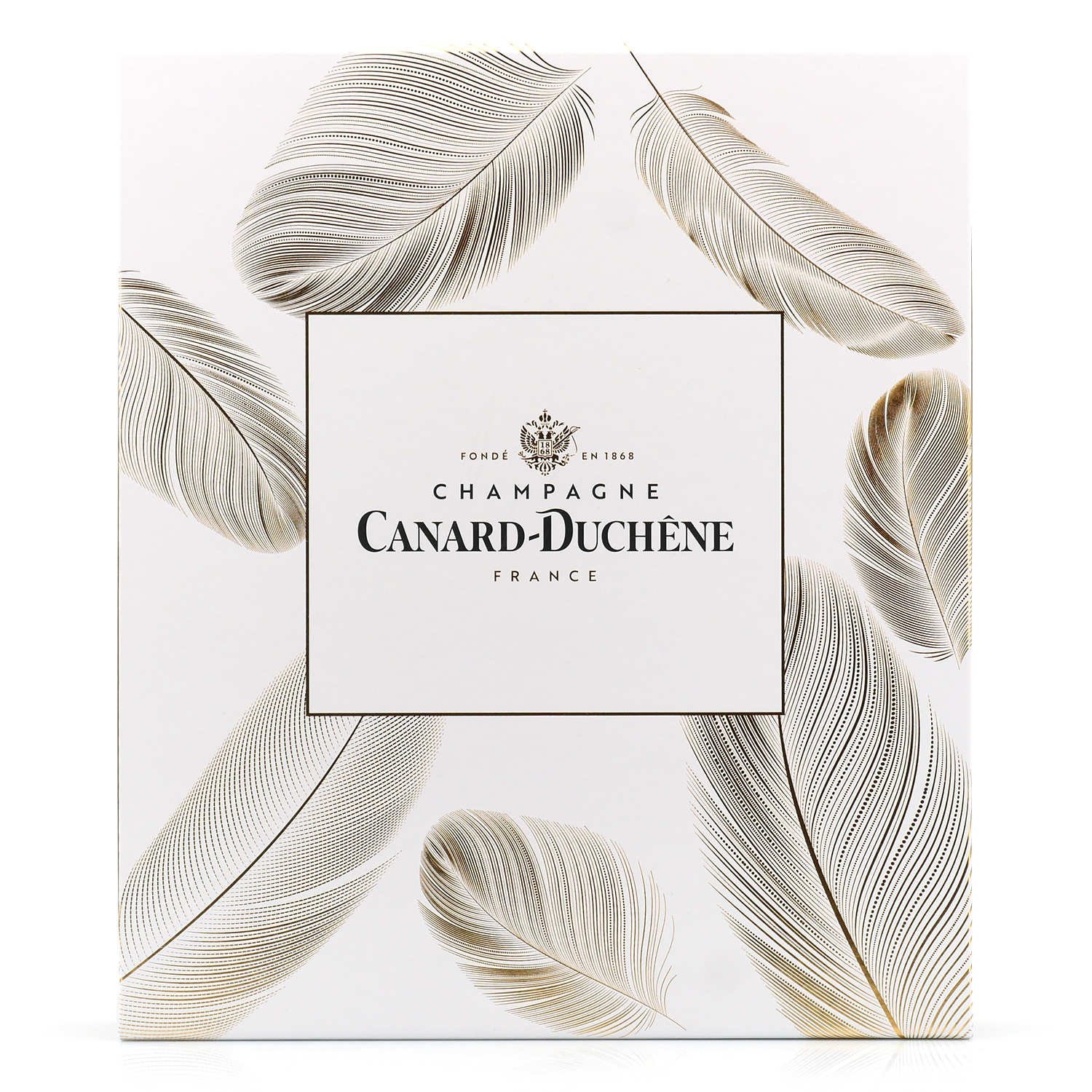 Coffret de Champagne 2 flûtes Canard Duchêne Cuvée Léonie Brut