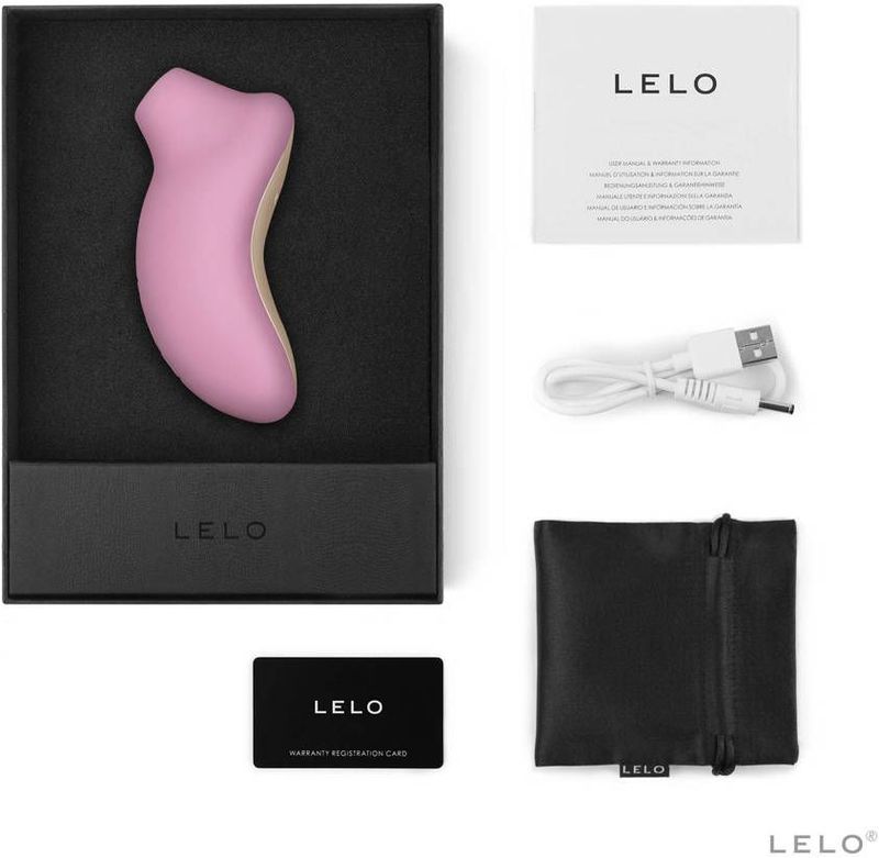 LELO - SONA - Sonische Clitorisstimulator - Pink - Volledig Waterdicht, Oplaadbaar, SenSonic™-technologie