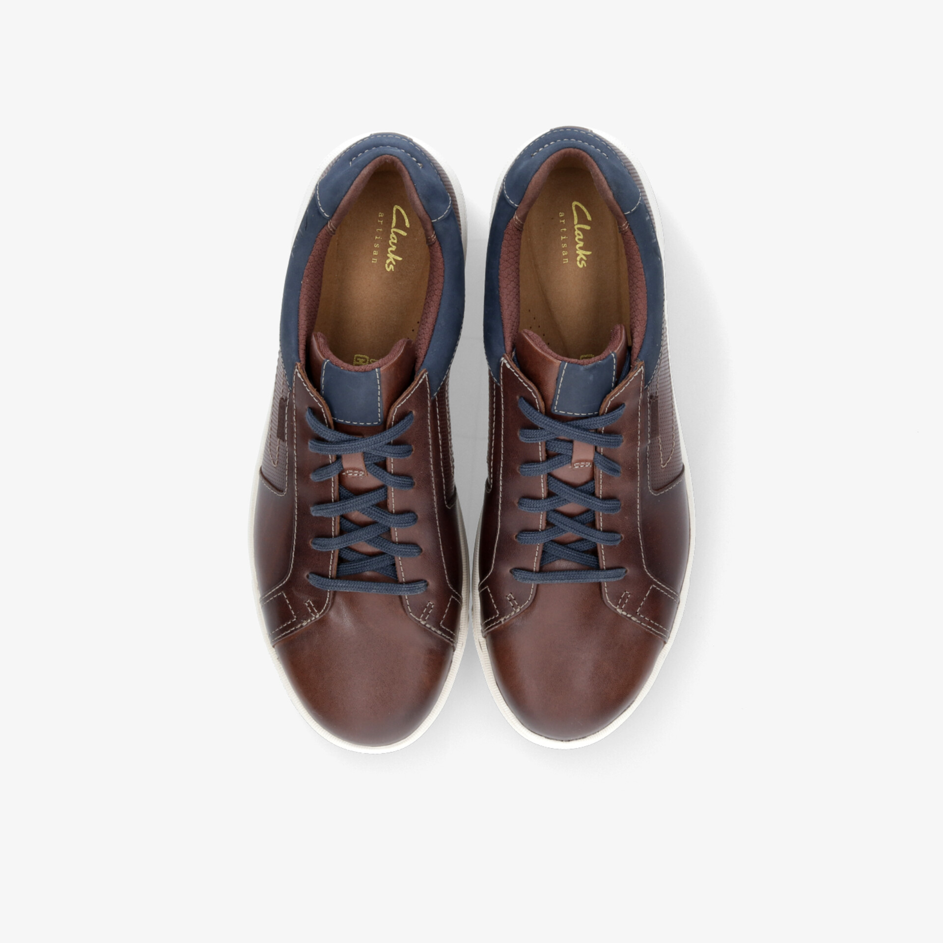 Clarks Mapstone Lace Herren Schnürer braun