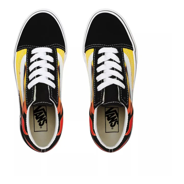 Vans Baskets Old Skool Flamme | Noir