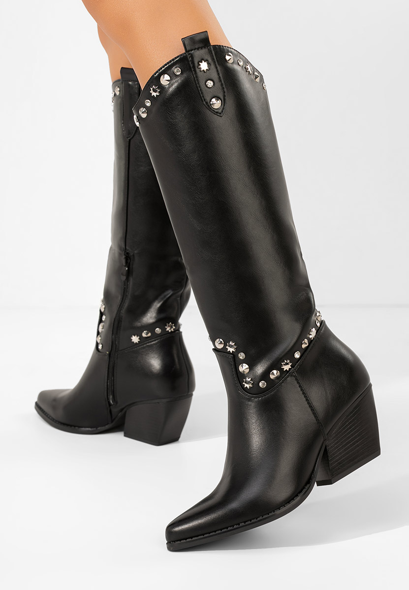 Santiag femme noires Crisela