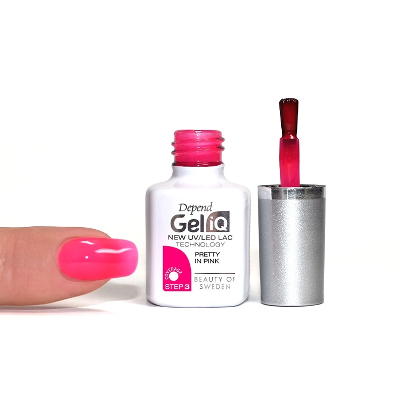 Depend Cosmetic Gel iQ Polish Step 3 - 5 ml - Pretty in Pink