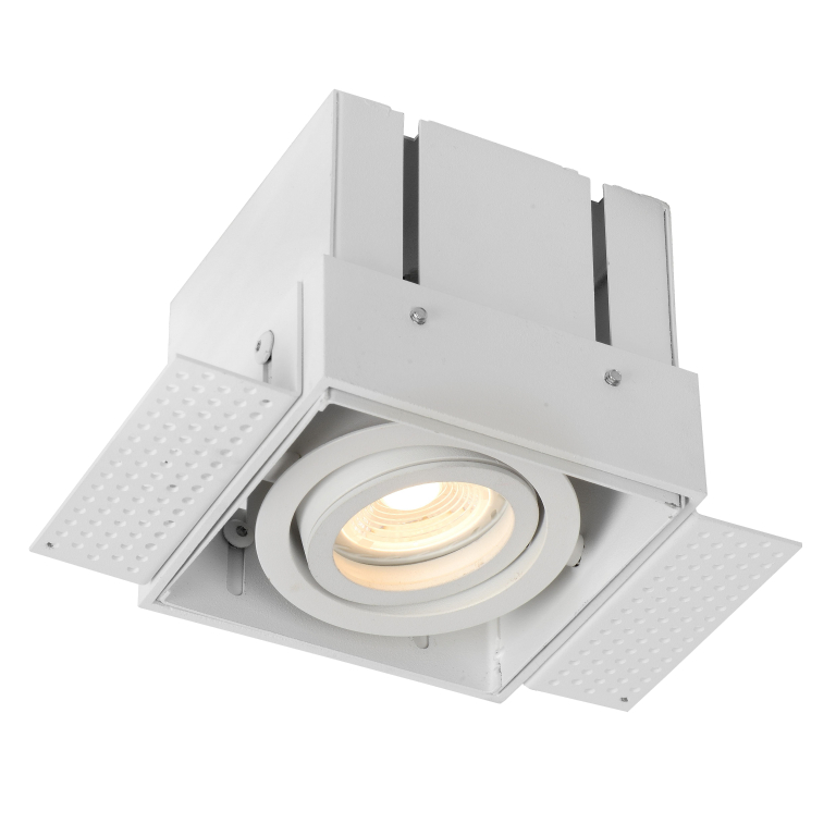 Lucide Trimless 1 spot inbouw medium wit
