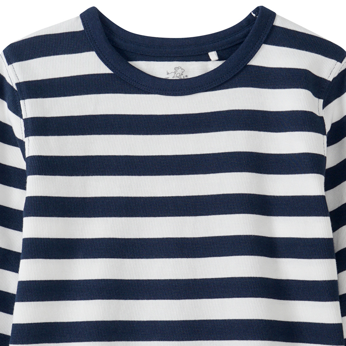 Topolino Jungen Langarmshirt mit Streifen dunkelblau
