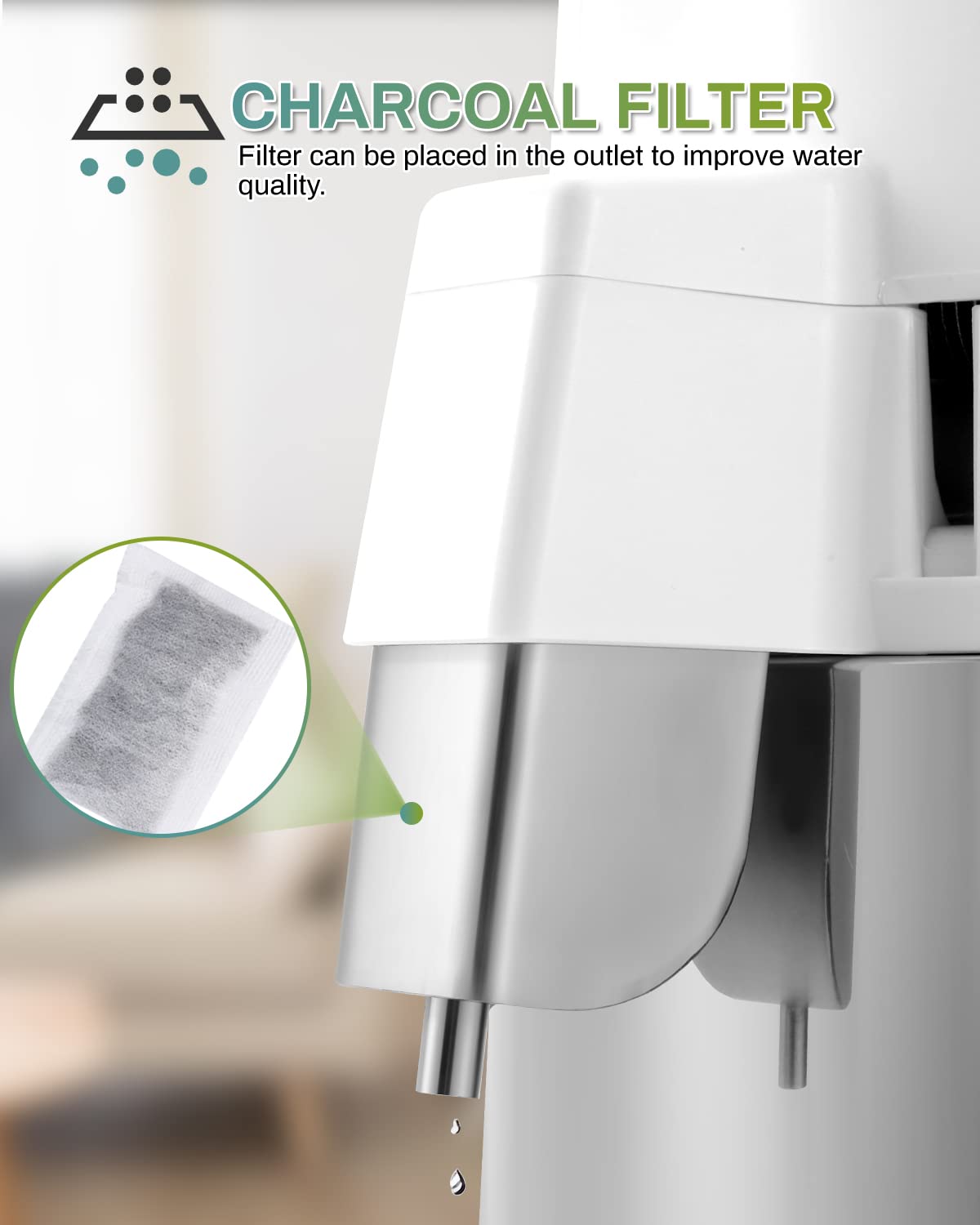 Destilliergerät Wasser Destilliergerät 4L Edelstahl Wasserdestillierer Wasser-destilliergerät Wasserdestilliergeräte Water Distiller für Reinwasser Destillieren zu Hause mit Glaskanne 220V