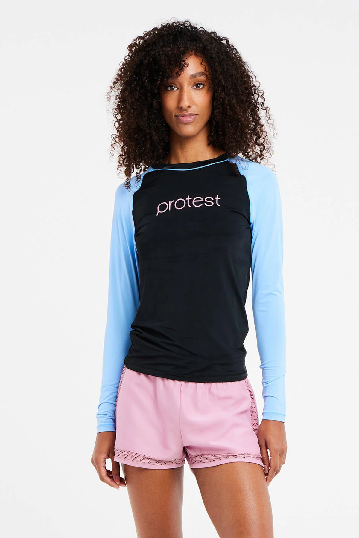 Protest strandshort PRTTENERIFE roze