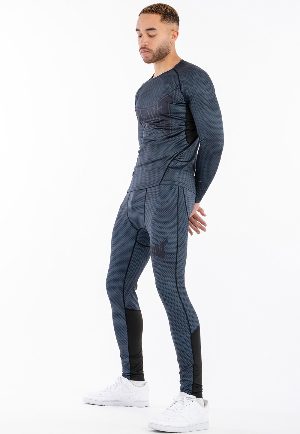 Tapout Herren langärmeliges Funktionsshirt schmale Passform HAZELTON