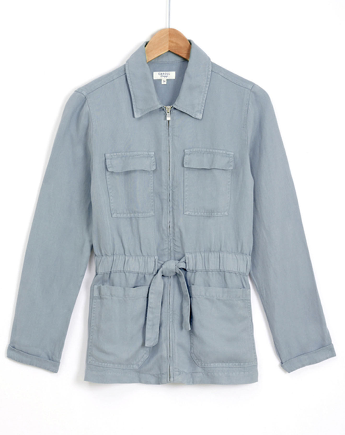 Caroll Veste en Lin mélangé Aurelia céladon