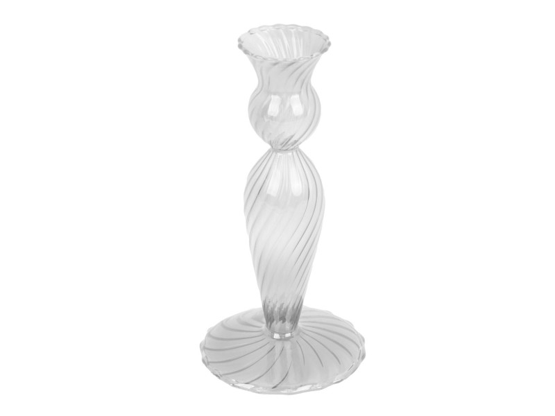 Candle Holder Swirl PT3729BK Black