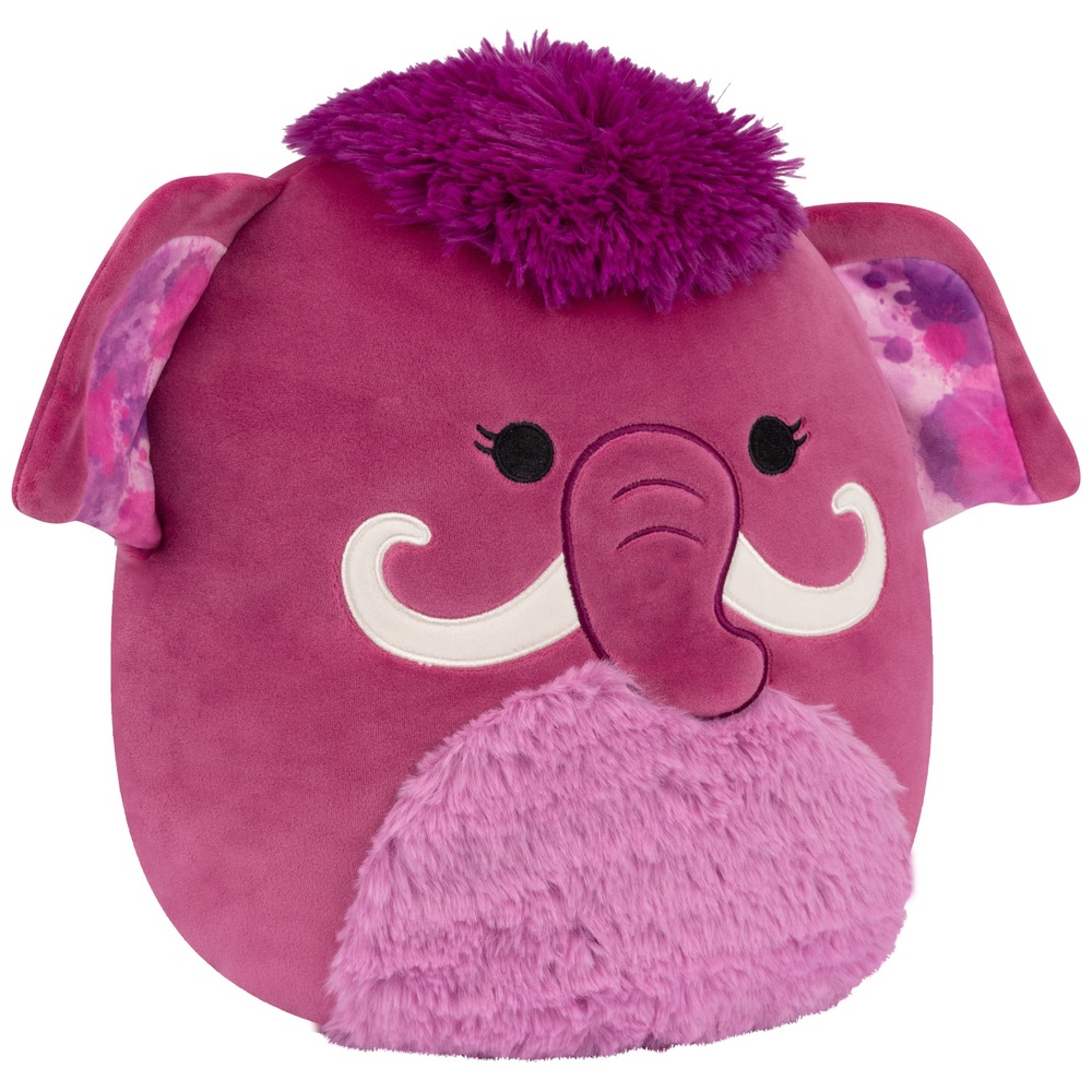 Original Squishmallows 30cm Magdalena das magentafarbene Wollmammut Plüschtier