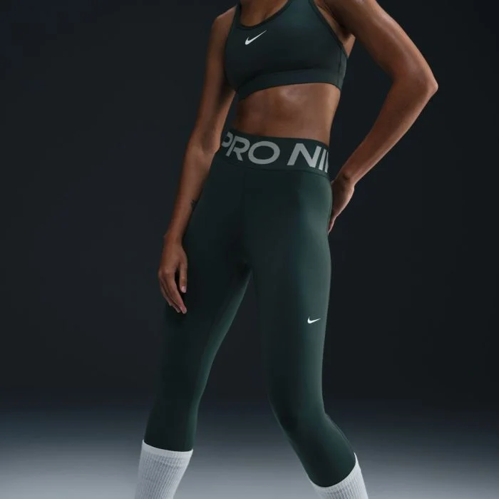 Nike Dame Lange tights Dri-FIT Sculpt High-Waisted Tights Grøn