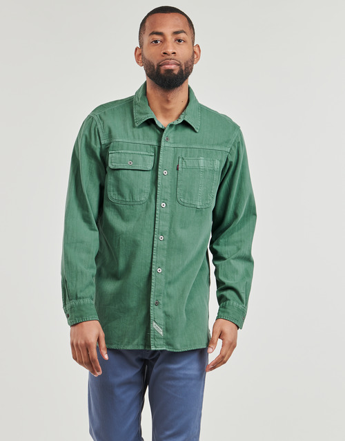 Levi's - LS AUBURN WORKER Olie / Bosque / Garment / Dye