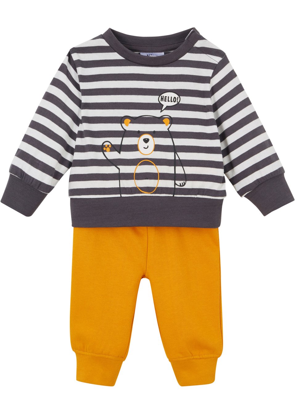 T-shirt bébé et pantalon sweat (Ens. 2 pces.) coton