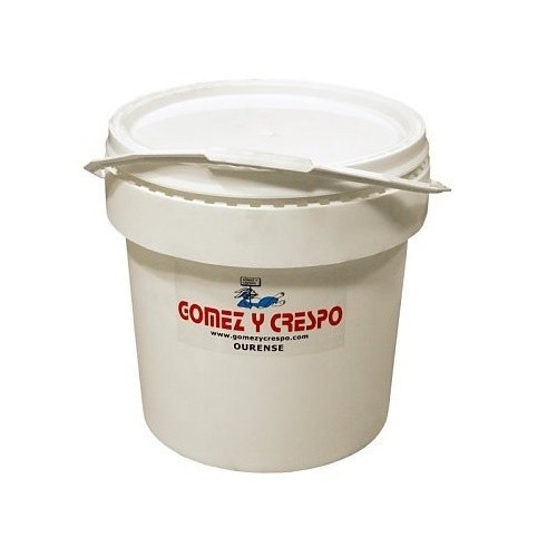 Recipiente de plástico perfurado de 16 litros, branco