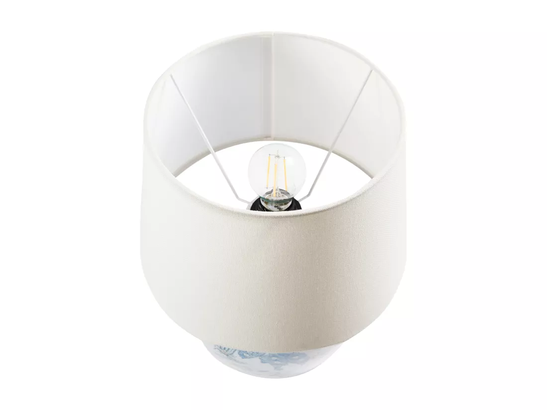 Lampe à poser JAMAPA Porcelaine Blanc