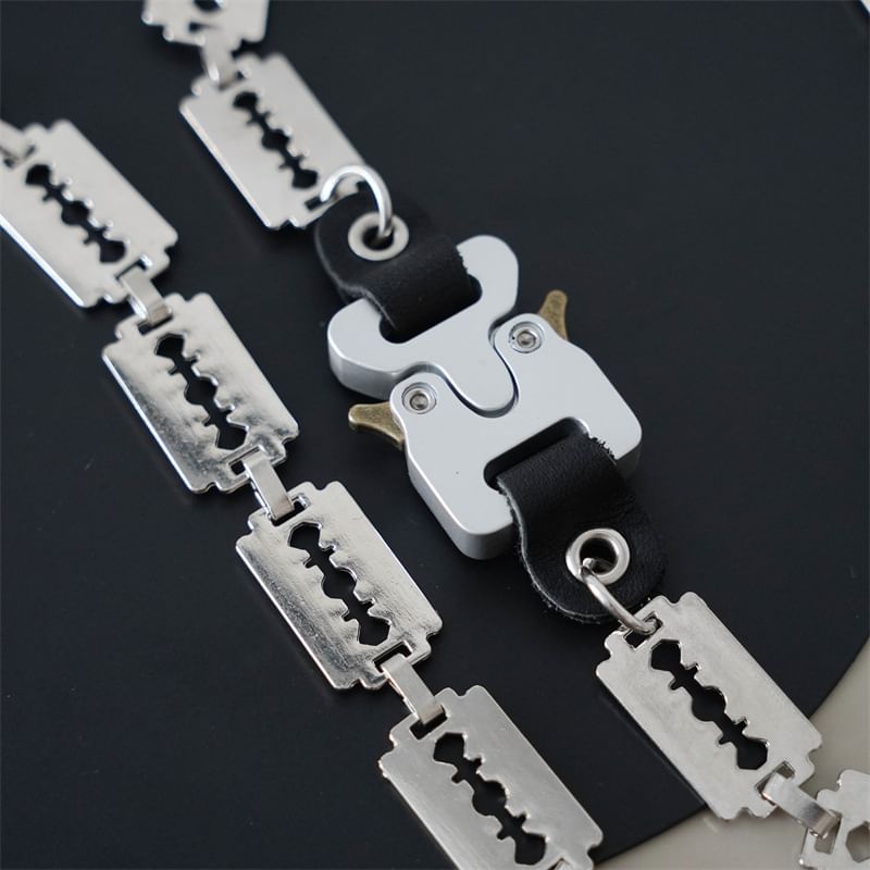 BABLIBU - Scheermesgesp legering ketting