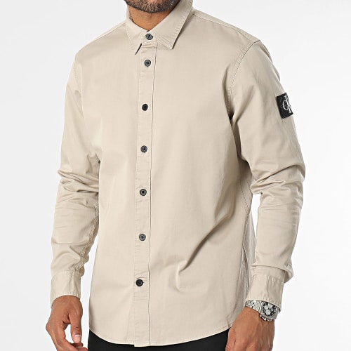 Surchemise Monologo Badge Relax 3255 Beige