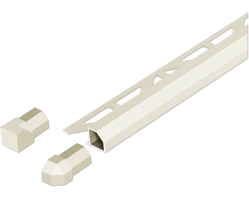 Dural Duraplus Diamond 10 mm buitenhoek, 2 stuks, spuitgietmetaal, zandafwerking