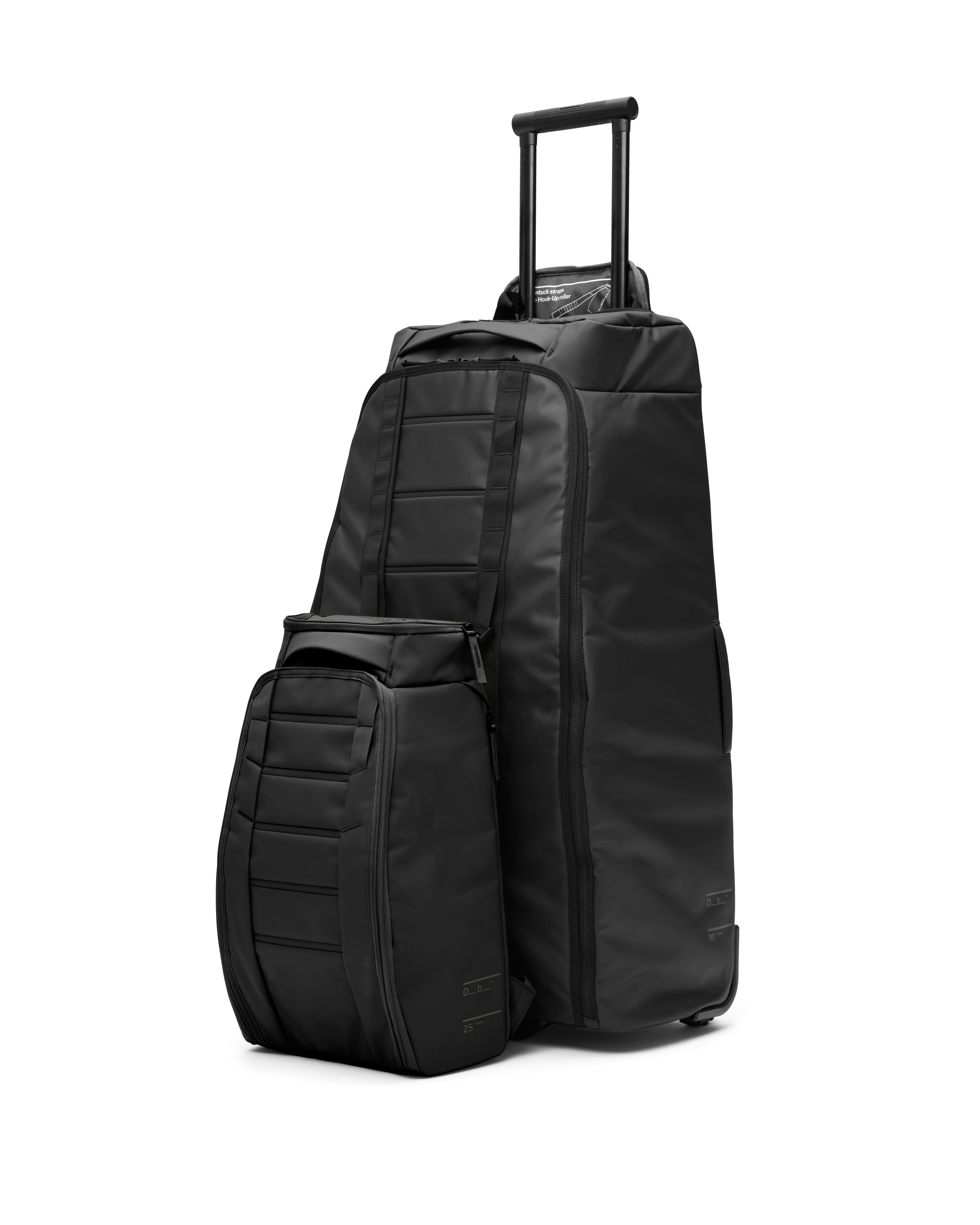 Hugger Roller Bag Check-in 90L Black Out
