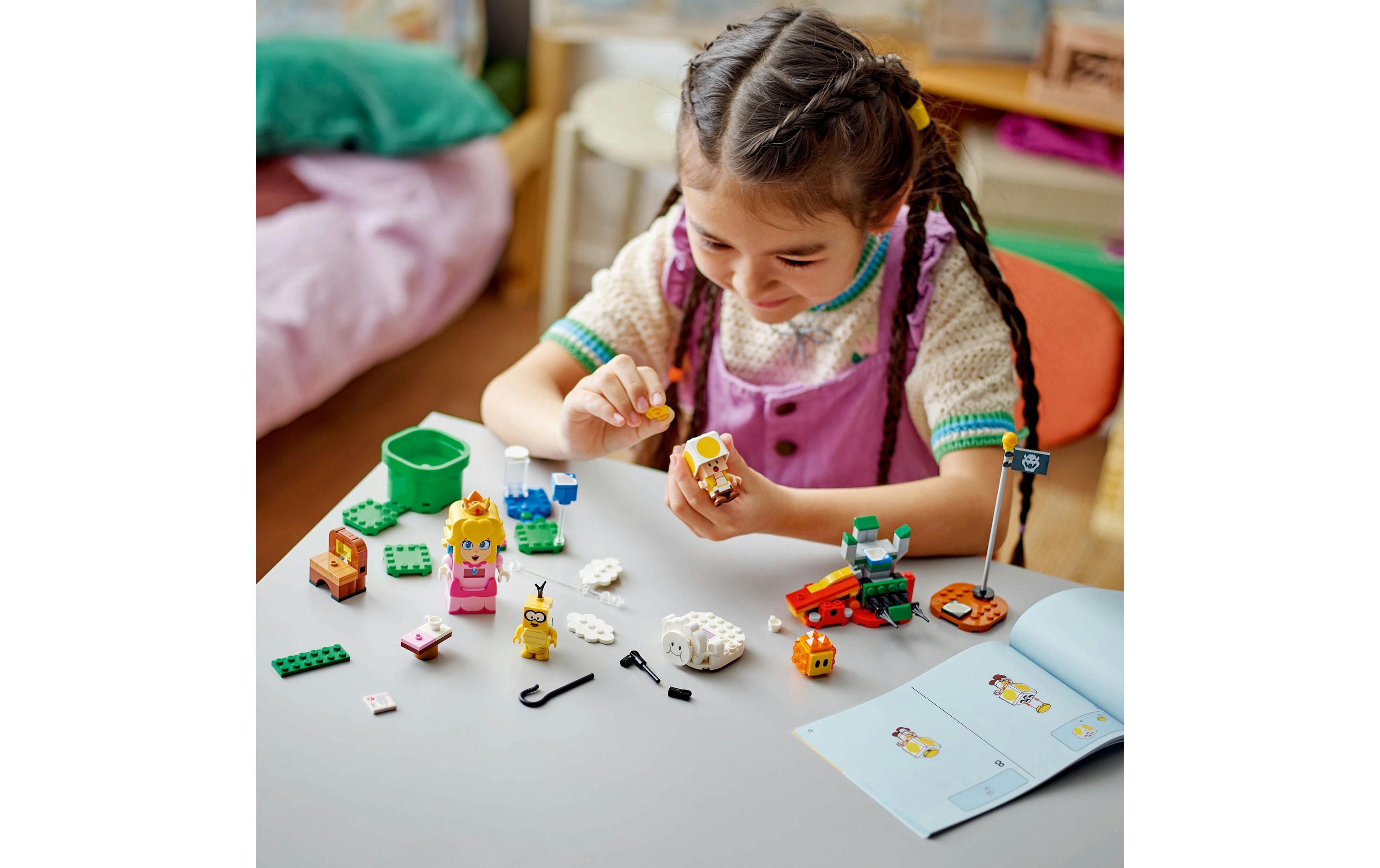 Super Mario Abenteuer mit der interaktiven Peach 71441Fantastisches Kinderspielzeug mit Prinzessin