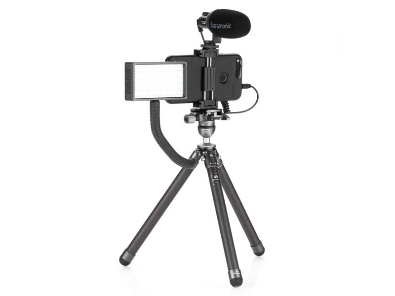 Benro Tischstativ TablePod FLEX Kit Carbon Flexibles, biegsames Carbonfaser-Stativ mit professionellen Eigenschaften