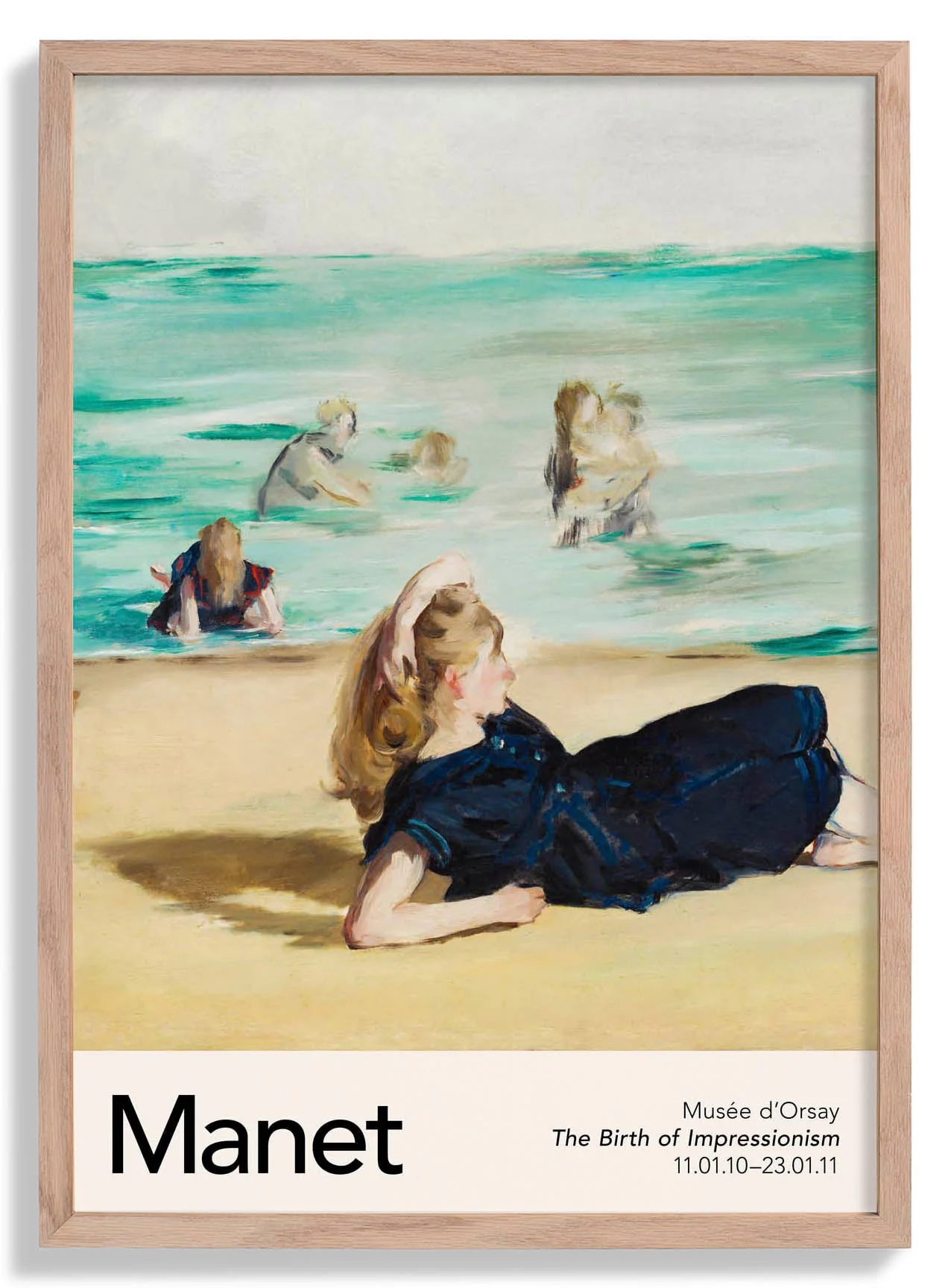 Am Strand von Manet Ausstellung