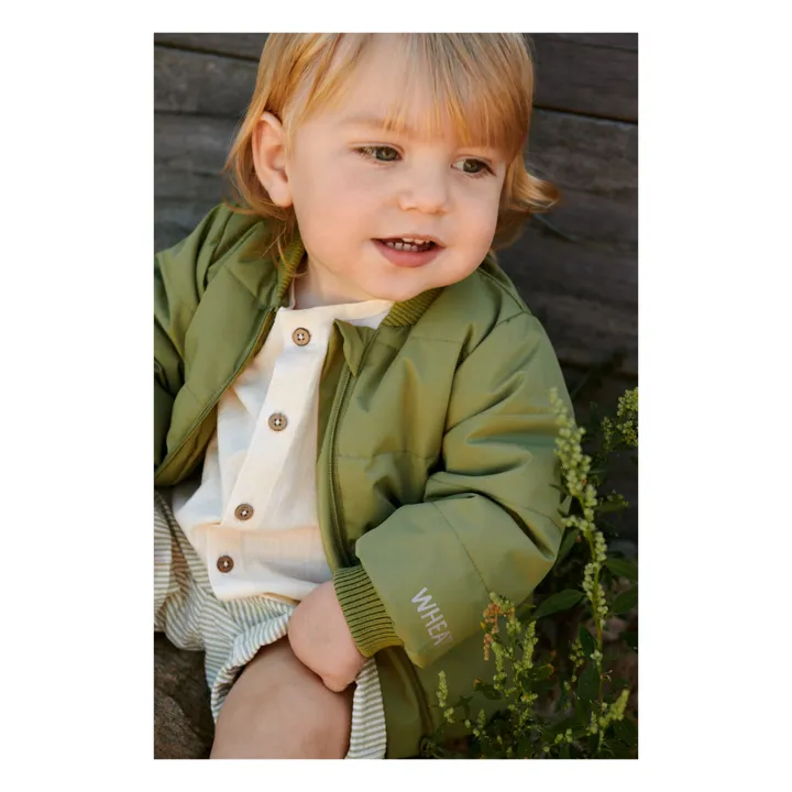 Wheat Veste Matelassée Malo Fibres Recyclées Bébé | Vert