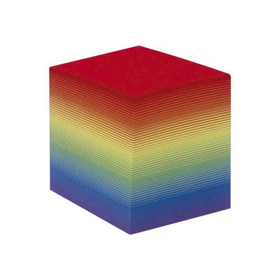 Quo Vadis - Bloc Cube - arc en ciel