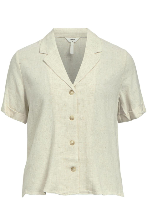Object beige dames blouse