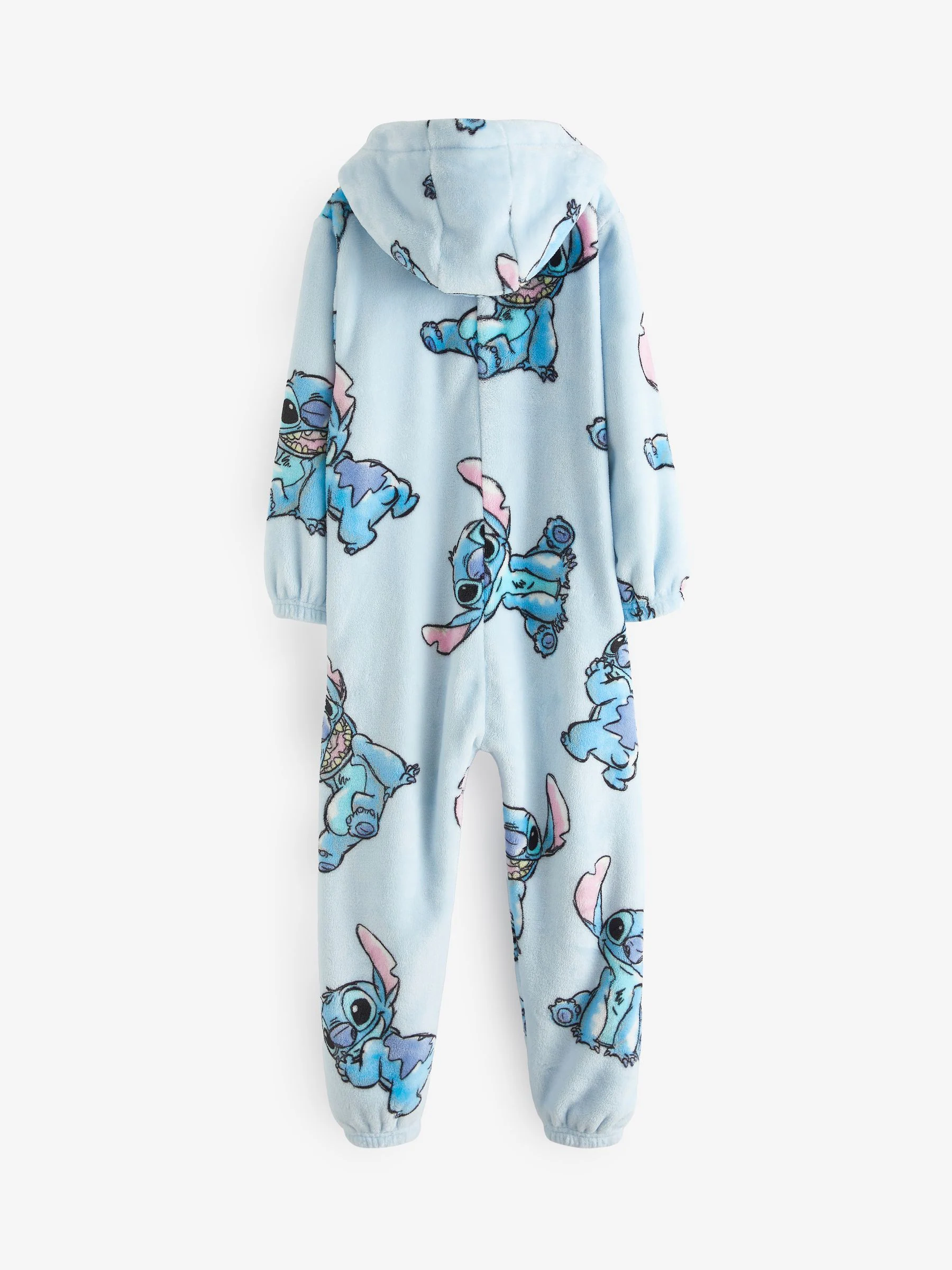 Blauw - Lilo & Stitch fleece All-in-one (3-16jaar)