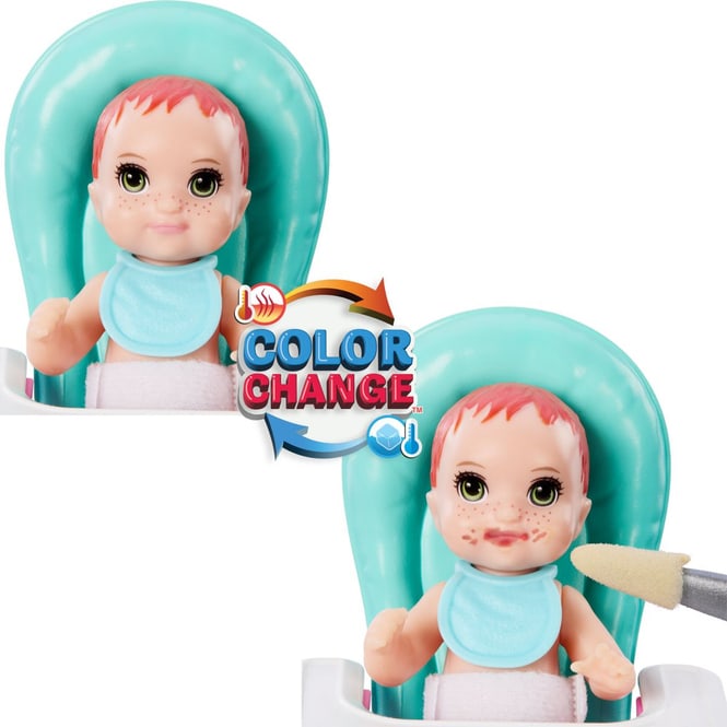 Barbie - Skipper Blond - Babysitter Spielset
