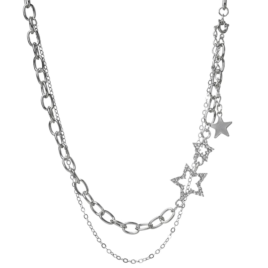 Deminsha - Chokerketting met strass-steentjes