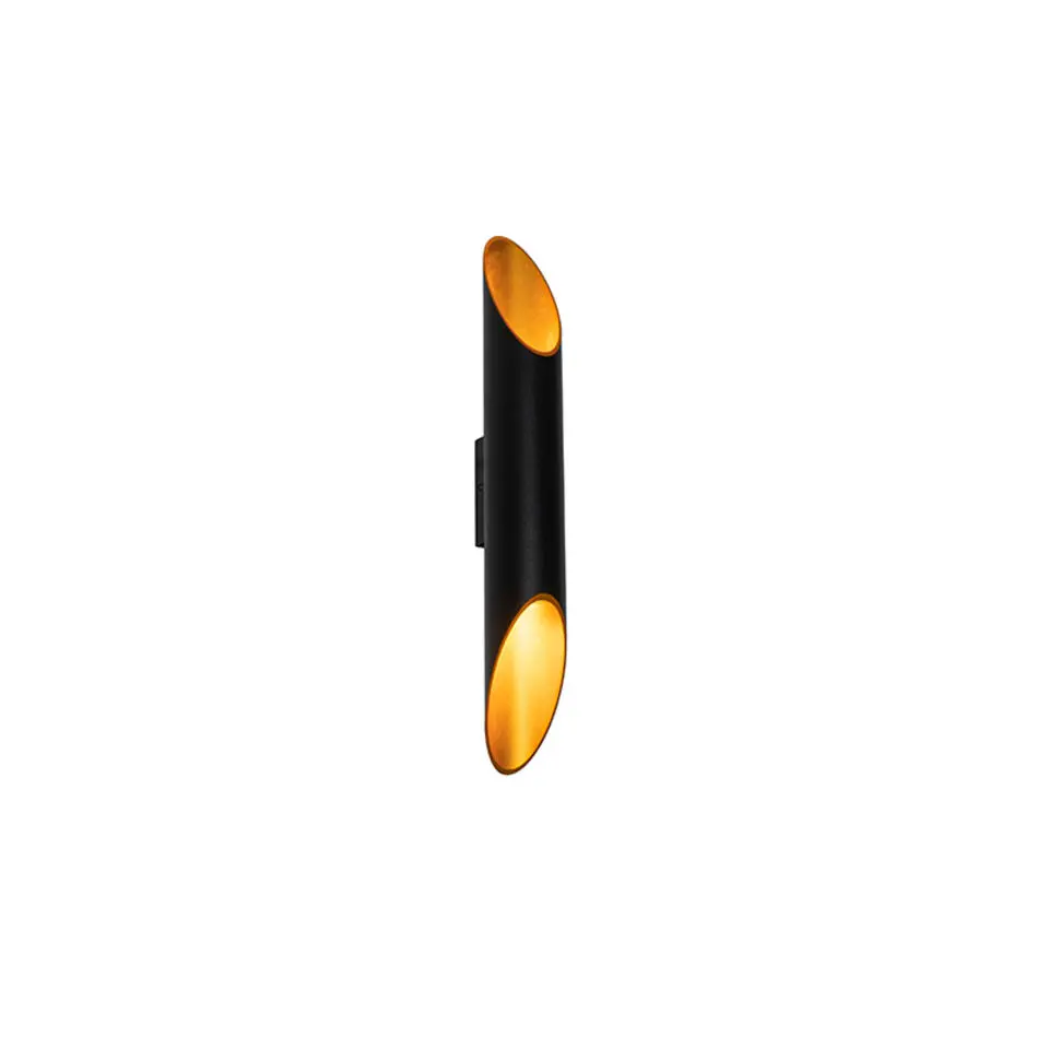 Qazqa wandlampen organo zwart gu10