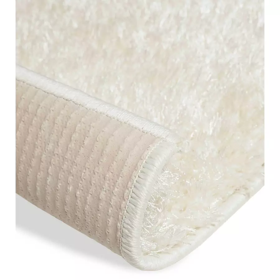 Wecon home basics Hochflorteppich Fanny creme weiß