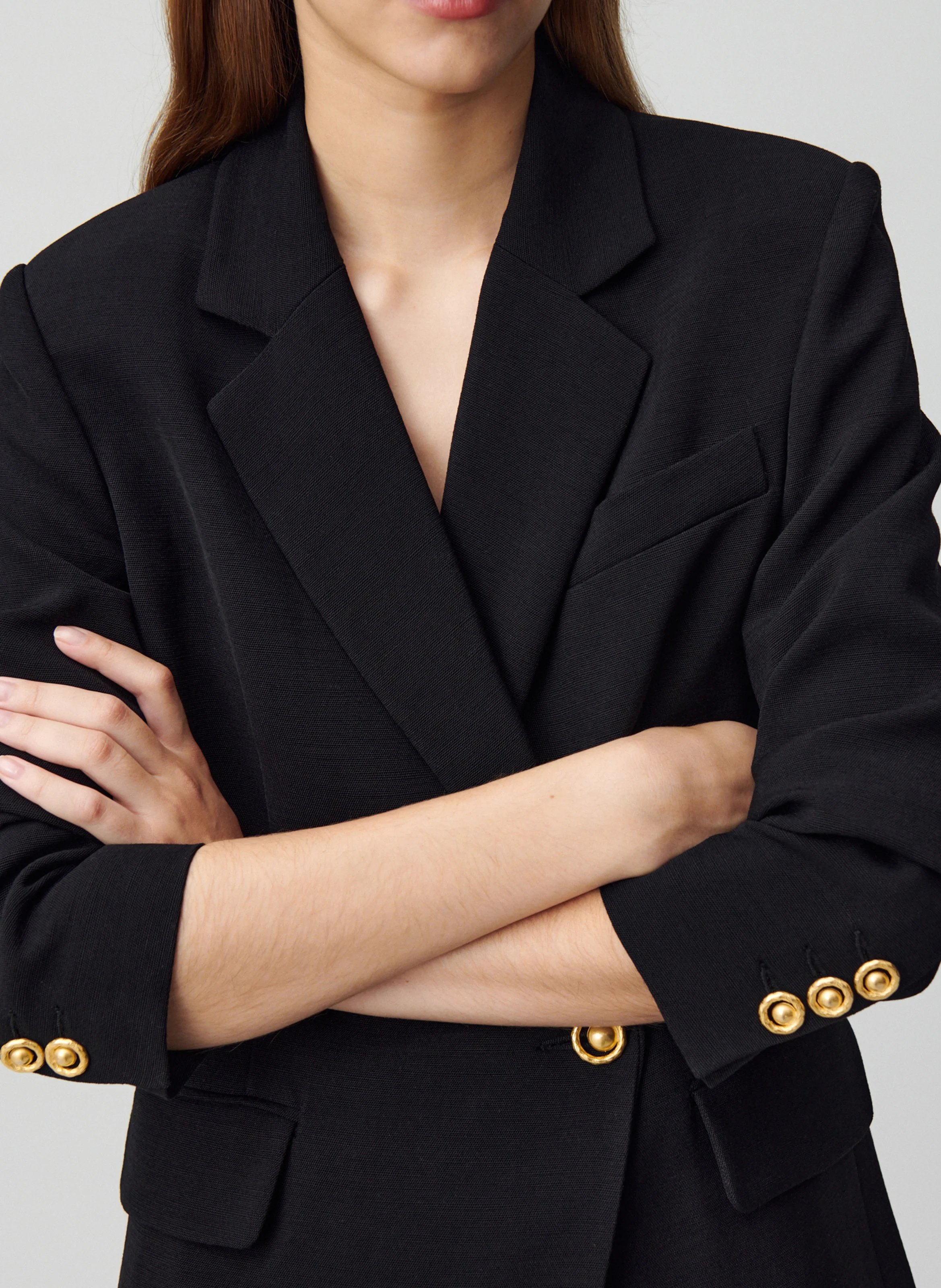 Veste de tailleur ajustée | Noir