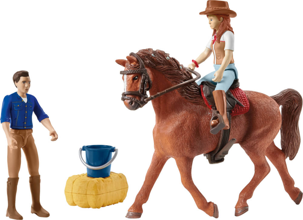 schleich® 42535 Horse Club Abenteuer mit Auto und Pferdeanhänger