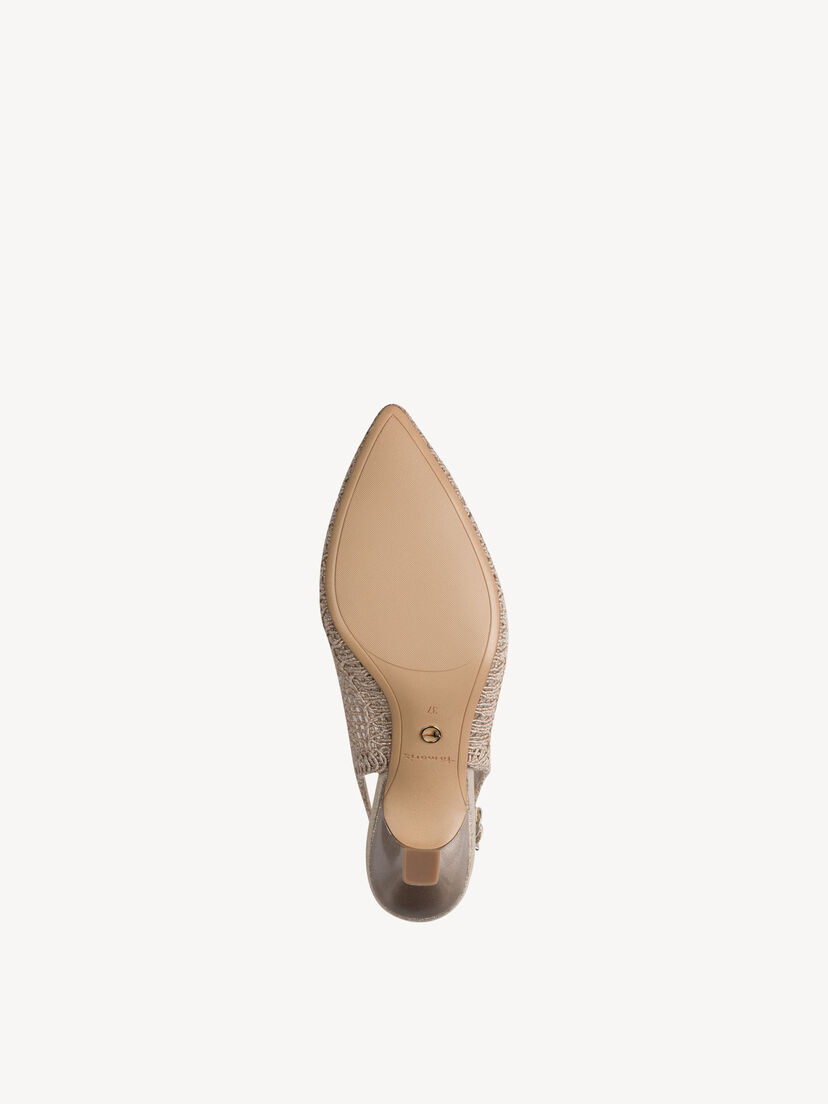 Slingpumps - metallic