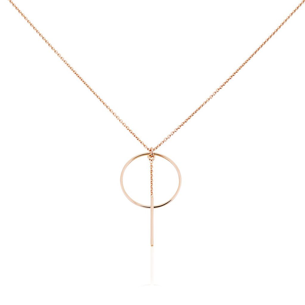 Collier Argent Rose Enissa