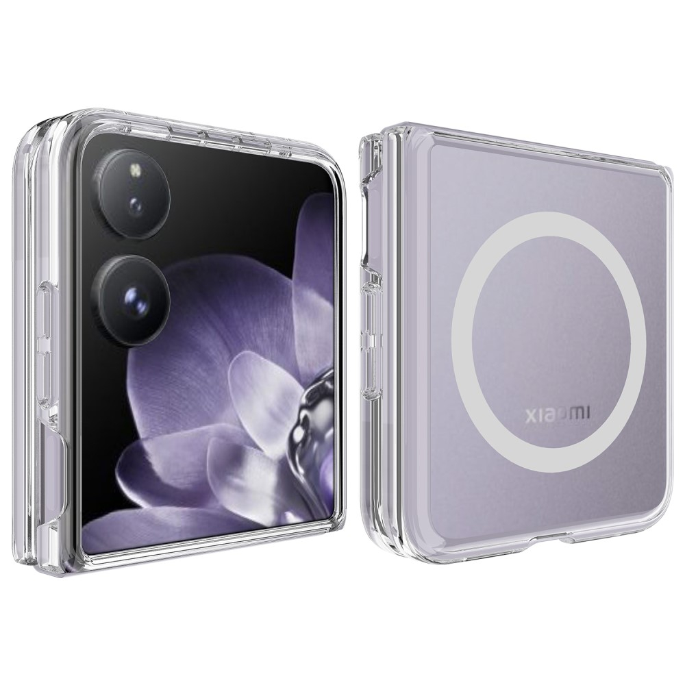 Xiaomi Mix Flip Hybrid Hülle TPU Bumper Acryl Rückseite MagSafe-Modul - Transparent