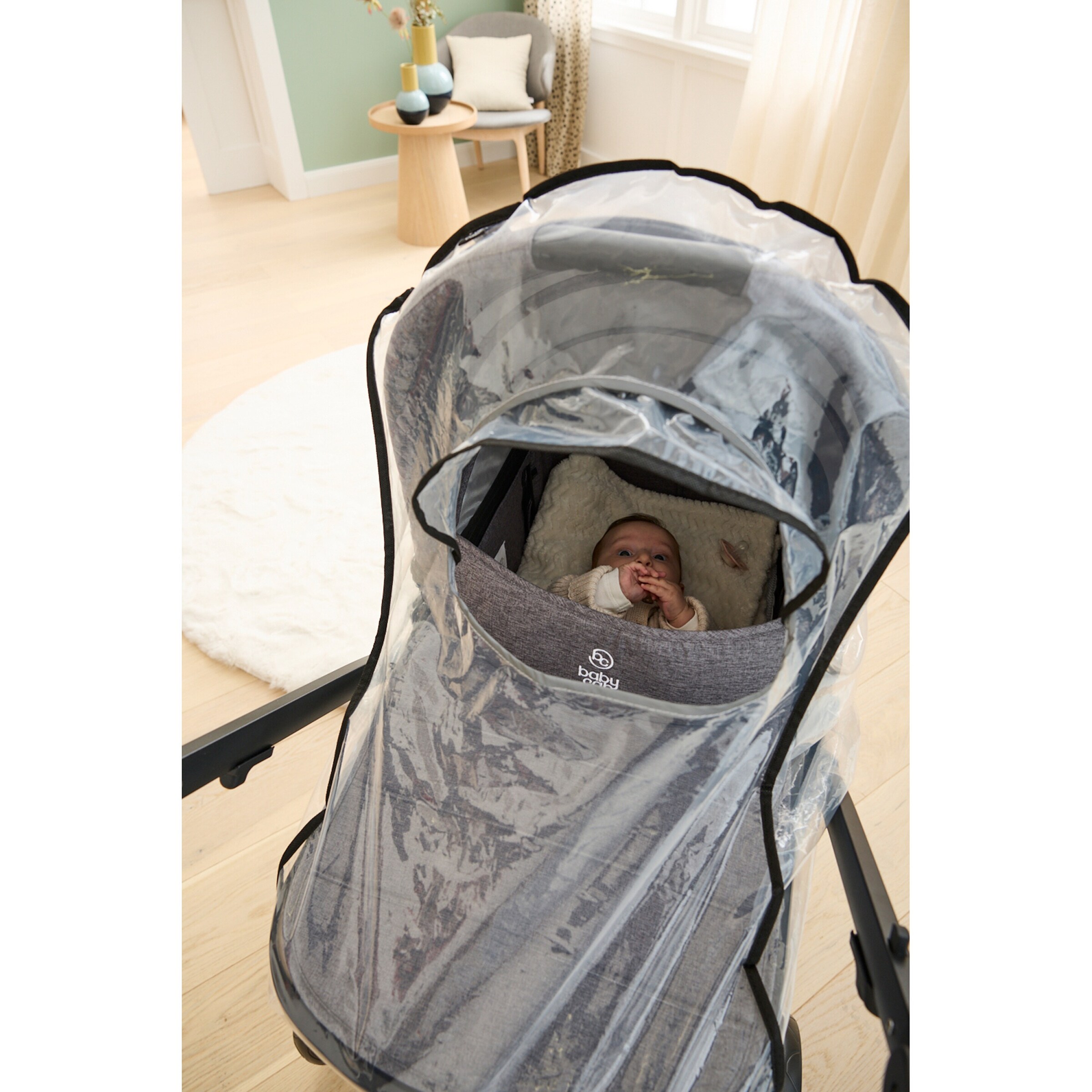 babycab Regenschutz Universal für Kinderwagen