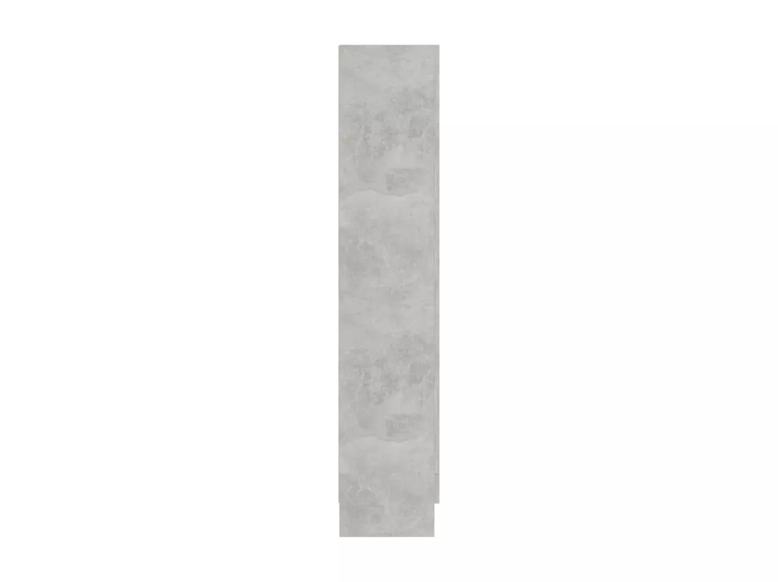 Armoire à vitrine Gris béton 82,5x30,5x150 cm Aggloméré