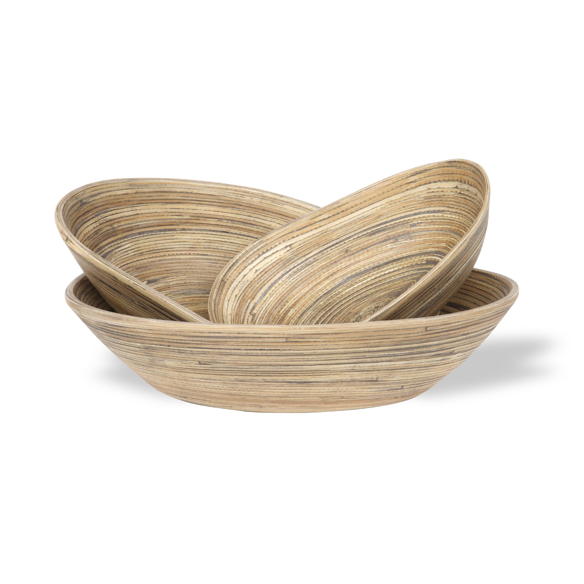 3er-Set Schale 'Bamboo' natur von fischer's lagerhaus