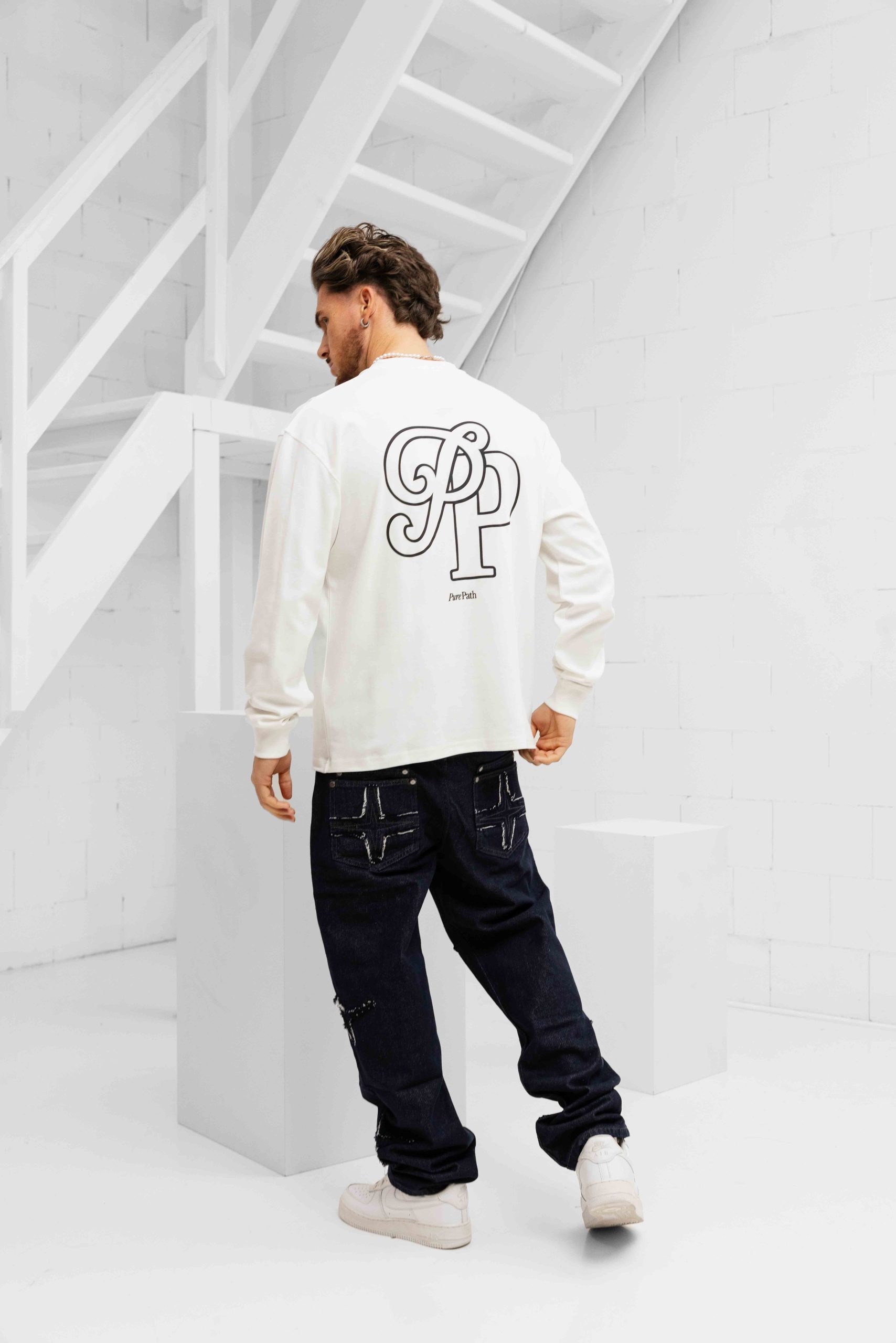 Project x Paris Star Regular Fit Jeans Heren Donkerblauw