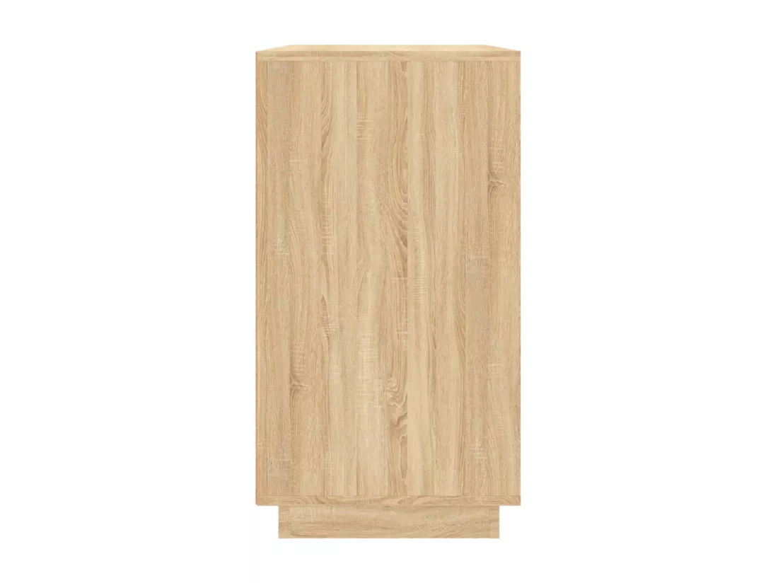 Buffet chêne sonoma 80x34x75 cm bois d'ingénierie