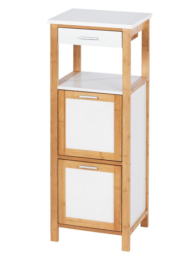 Regal Finja mit Wäschebox, Bambus