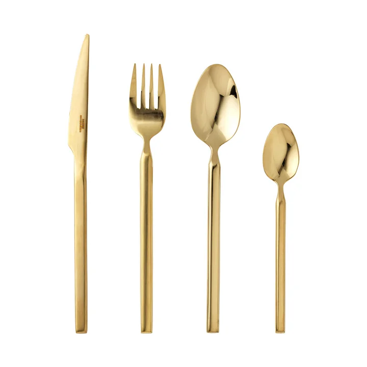 Broste Copenhagen - Tvis Besteck-Set, titanium rose gold (4-tlg.)