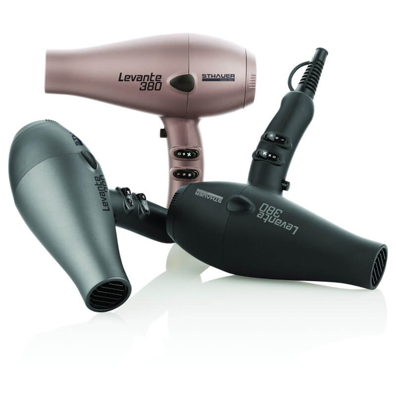 Séche-cheveux professionnel Levante 380 Noir STHAUER 2100 Watts