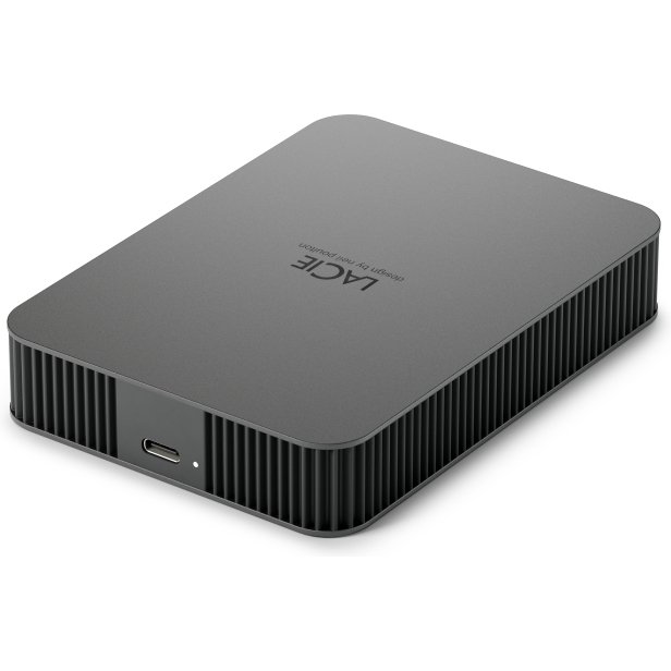 LaCie STLR5000400 disque dur externe 5 To USB Type-C 3.2 Gen 1 (3.1 Gen 1) Gris