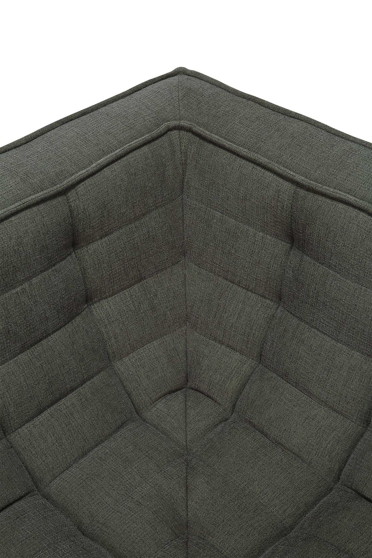 Sofa N701 - 90° vierkant hoekelement - eco stof moss green